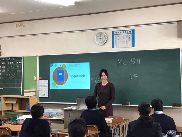 大阪市立住之江中学校で体験授業を行いました。