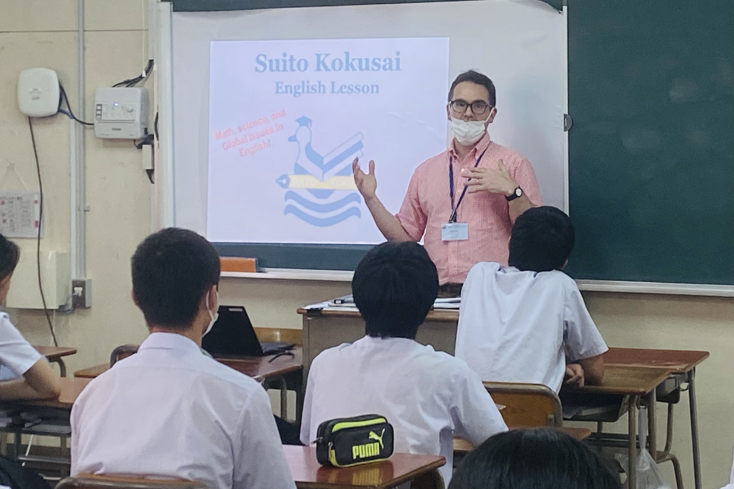 大阪市立友渕中学校にて出前授業を実施しました