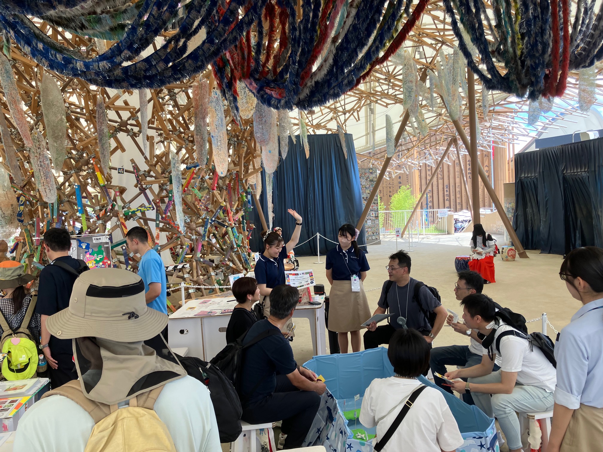 万博で世界とつながる――SAチームがクラゲ館でワークショップ開催！