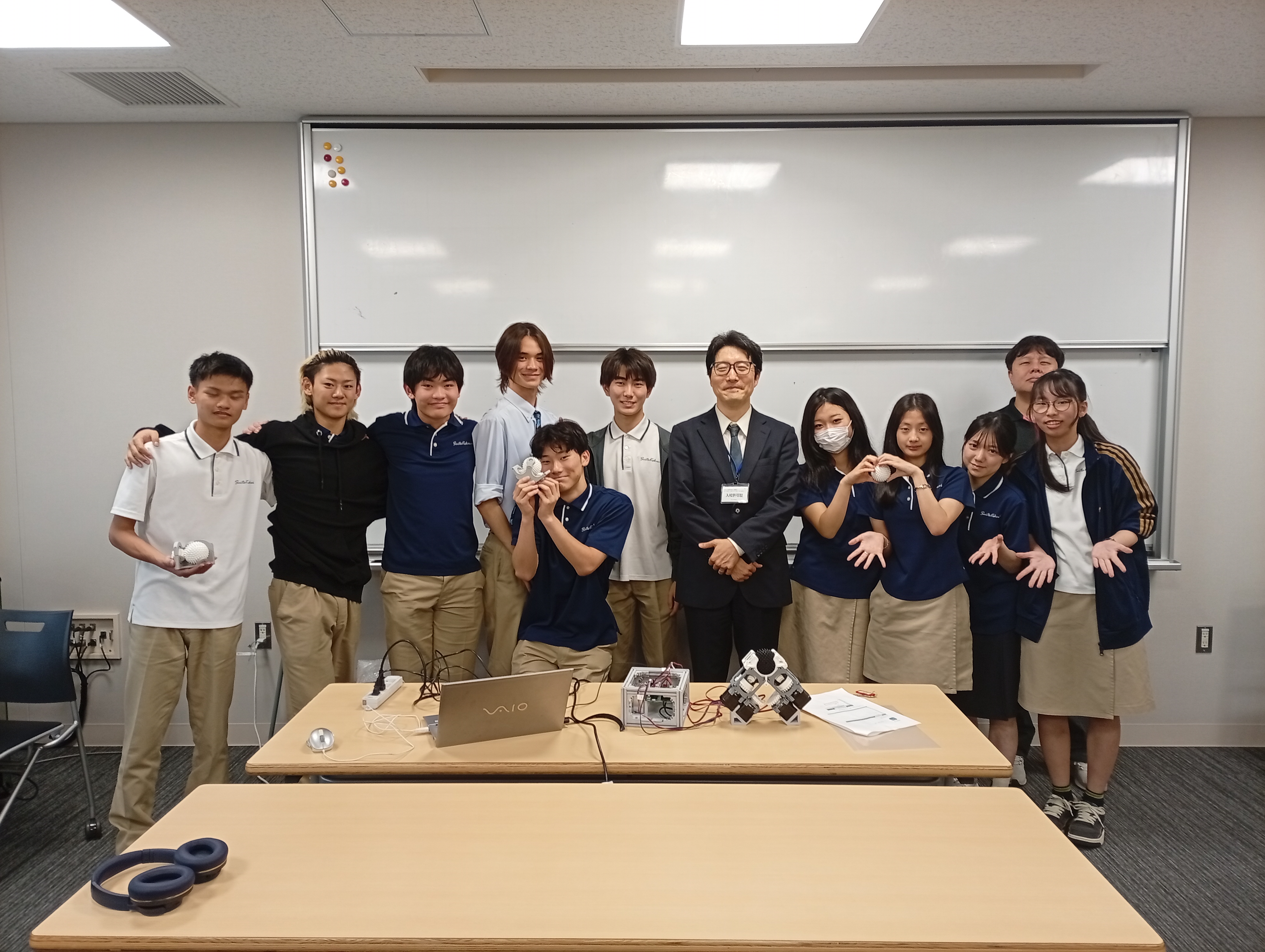 【球状歯車に関する講演（高校１・２年生対象）】